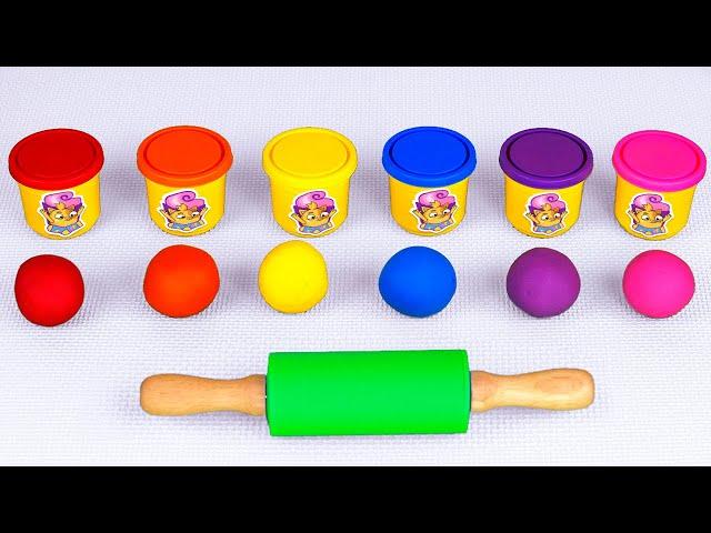 Play With Clay  Learning Colors and Letters | Kids Videos By Muffin Socks