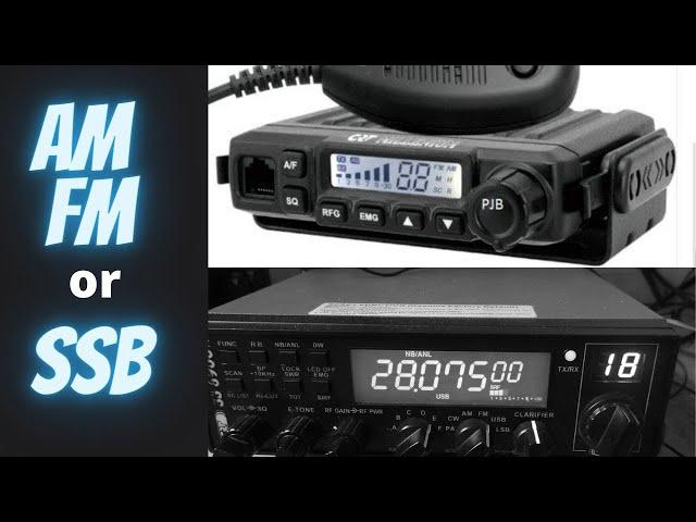 Pay the extra for a SSB radio or stick with AM / FM.