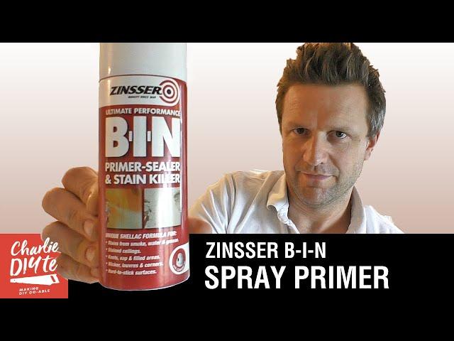 Zinsser BIN Aerosol - the Best Spray Primer for DIYers!