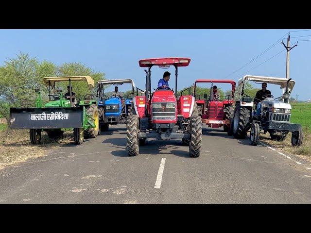 Break Test with Loaded Tractors | John Deer | Sonalika 60 | Mahindra Arjun NOVO | Eicher 485 Tractor