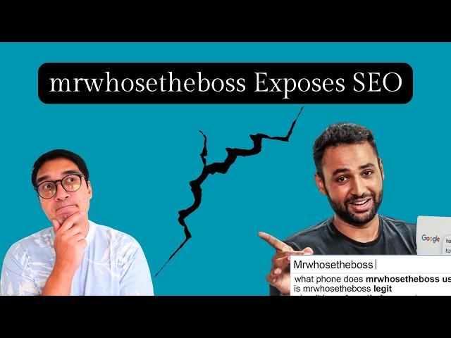 Mrwhosetheboss Surprised Me With His SEO Knowledge