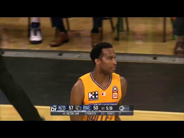 Victor Law Posts 19 points & 10 rebounds vs. New Zealand Breakers