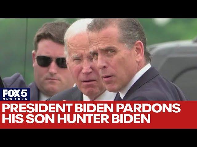 President Biden pardons his son Hunter Biden