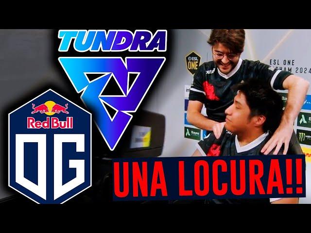 REACCIÓN INTERNACIONAL al ÉPICO juego de OG vs TUNDRA - ESL One Birmingham 2024