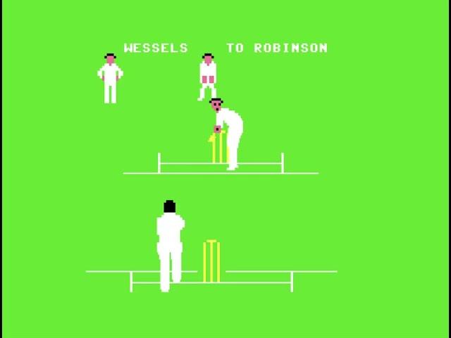 Data Driven Gamer: Graham Gooch's Test Cricket (Audiogenic Software, 1985 Commodore 64, 50fps)