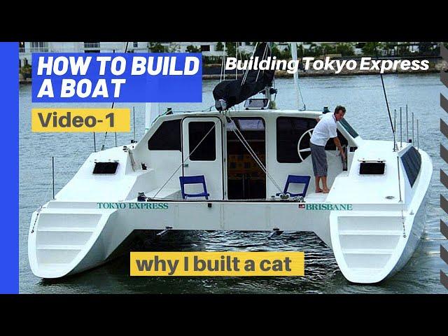 How to build a boat Ep #1 - Catamaran you can live on