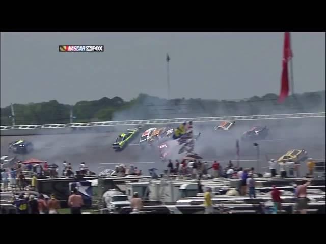 2009 NASCAR Talladega Wreck "The Big One" (Replays) HD