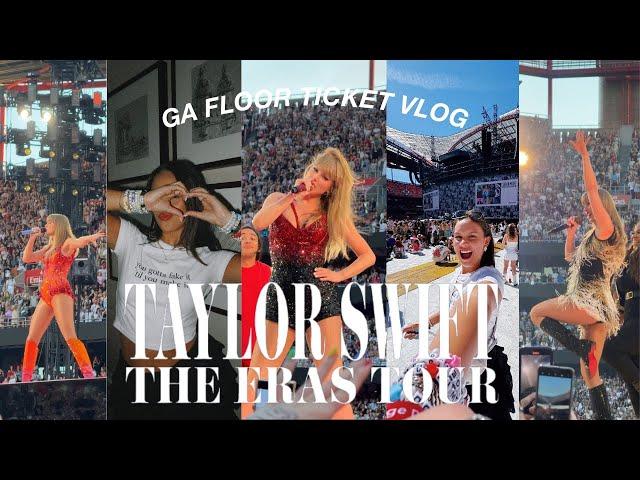 TAYLOR SWIFT THE ERAS TOUR VLOG | Lisbon, GA floor tickets, TTPD, concert video, how we got SO close