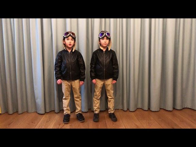 «Пилоты» Ивашковы Саша и Гоша 6 лет. Педагог И.Ильина