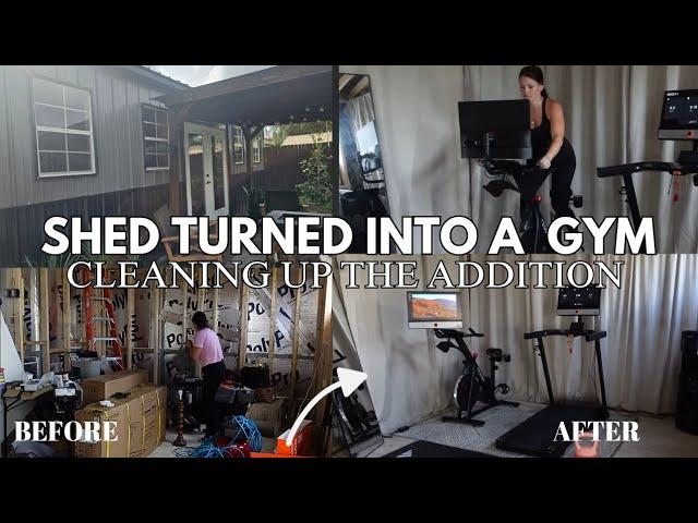 Home makeover !! Shed to gym | New addition update | Yesoul fitness