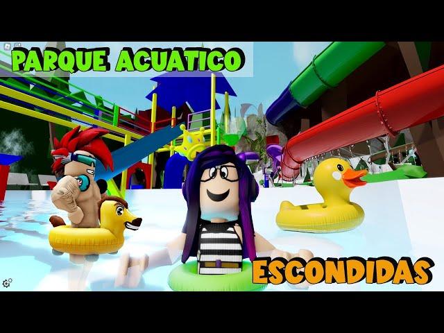 ESCONDIDAS EN EL NUEVO PARQUE ACUATICO en Brookhaven | Kori Roblox