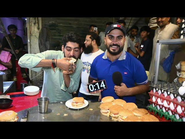 Shami Burger Eating Record in 16 Seconds