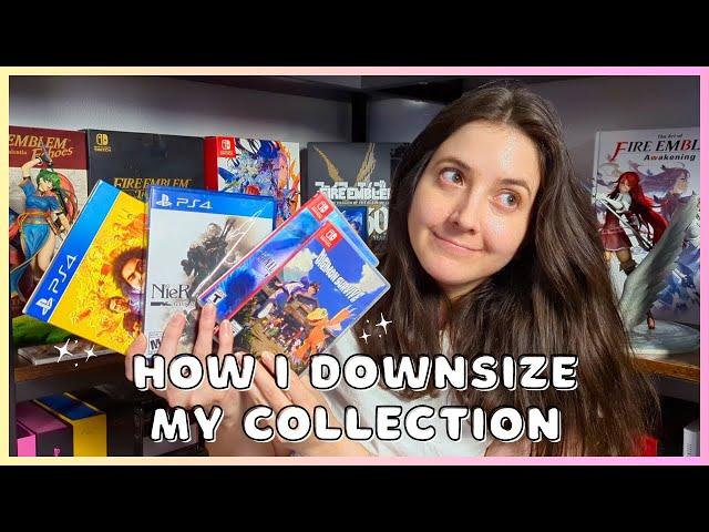 How I DOWNSIZE & RE-EVALUATE My Curated Collection | Going Over My Entire Physical Game Library