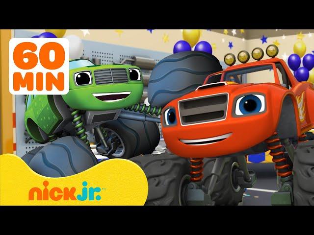 Blaze and the Monster Machines Have a Big Party!  1 Hour | Nick Jr.