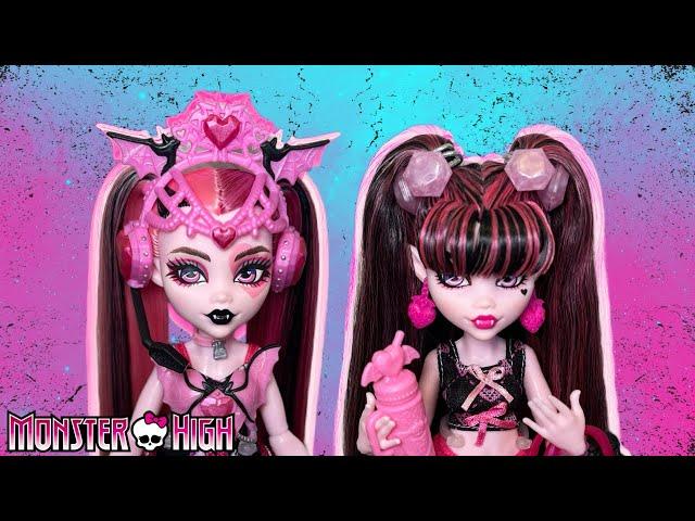 Rerooting Skulltimate Secrets Draculaura! Monster High Skulltimate Secrets Series 4 Custom Doll 