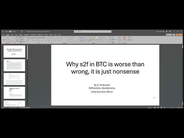 Why BTC stock to flow model based on scarcity is worse than wrong, it is complete nonsense.