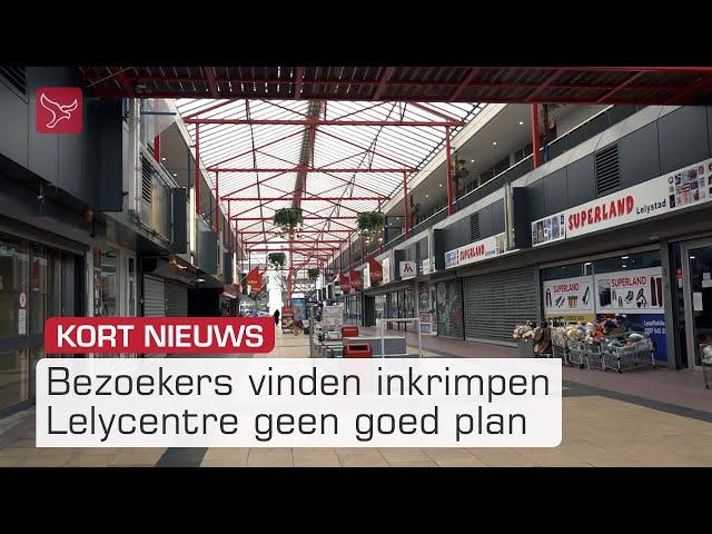 Klanten willen geen kleiner Lelycentre: 'Hier is het gezellig' | Omroep Flevoland