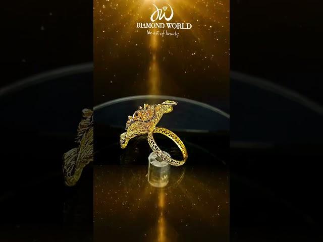 New arrival 22k Gold Ring Designs from Diamond World  #eid24 #diamondworld