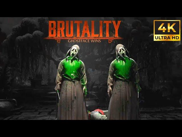 MK1 Ghostface All Brutalities Mortal Kombat 1 (4k 60fps)