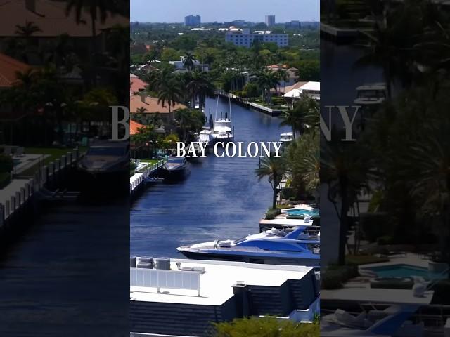 Welcome to an elite, newly built estate in Bay Colony. #luxuryrealestate #fortlauderdale