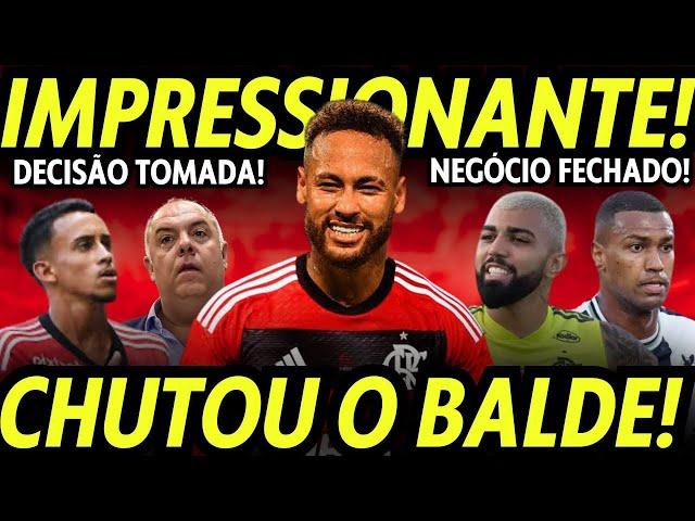 NEGÓCIO FECHADO NO FLAMENGO! CLAUDINHO! ACABOU A NOVELA! IMPRESSIONANTE! NEYMAR CHUTA O BALDE! E+