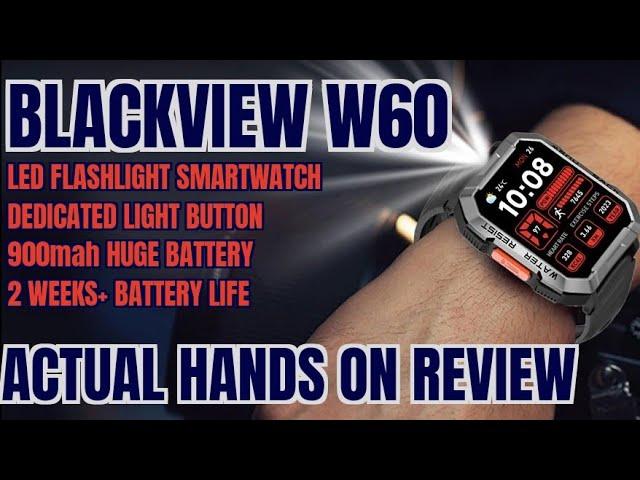 BLACKVIEW W60 SMARTWATCH with LED LIGHT HANDS ON REVIEW #androidsmartwatch, #blackview, #androidwear