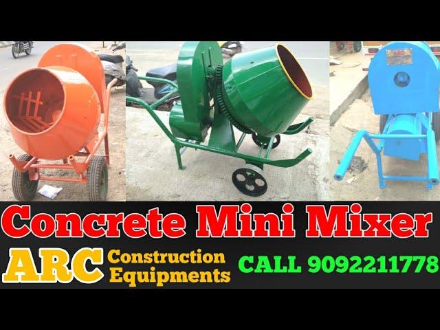 3.5/3 cu.ft Cocrete mini mixer with 1.5 HP Electrical motor