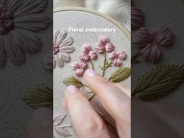 Beginner friendly embroidery pattern🩷 #embroidery #handembroidery #handmade #stitch #art #craft #diy