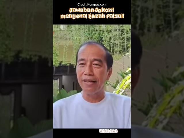 Jawaban Jokowi #viralvideo #ijazahjokowi #kompastv https://youtu.be/Hliq36viA_E?si=Ga_9EHy4deu5m065