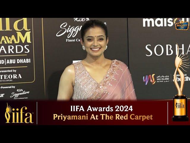 Red Carpet Glamour: Priyamani at IIFA Awards 2024 in Abu Dhabi