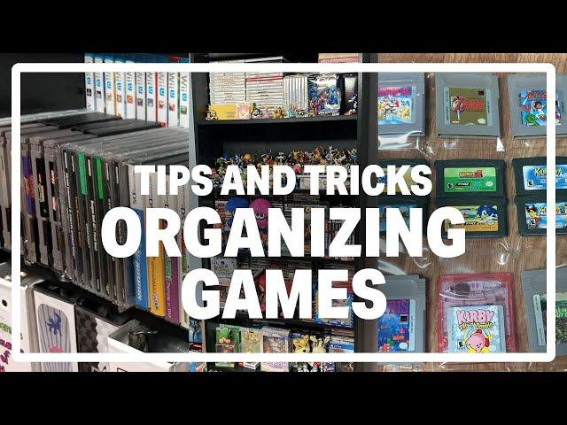 Tips and Tricks: Organizing/Storing Video Games (2020)