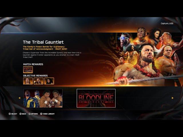 WWE 2K25 : THE BLOODLINE DYNASTY - All Showcase Matches! #trending#viral#2k25#showcasematches