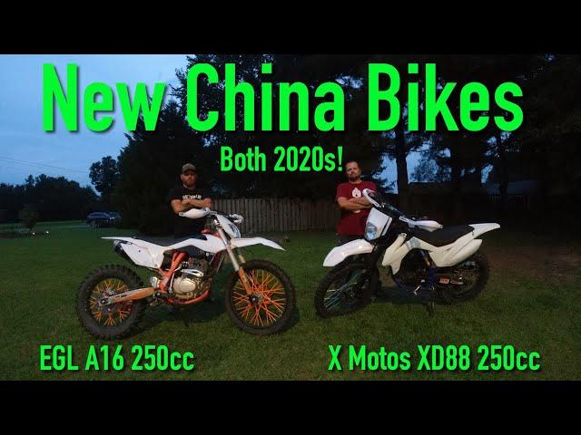 NEW TOYS!!! 250cc CHondas! (2020 EGL A16 & XMOTOS xd88)