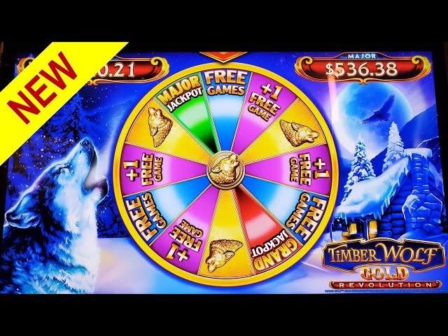 NEW SLOT TimberWolf Gold Revolution Slot | Las Vegas Slots 2023 | Live Slot Play | New Slots 2023