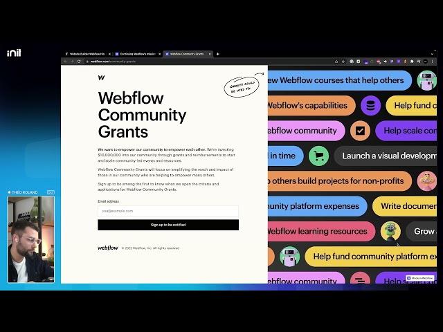 [REPLAY] - INIT Live Ep.28 - Actu' Webflow & Découverte de 13 Sites Créatifs !