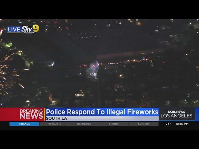 Illegal fireworks light up LA as many celebrate July 4th