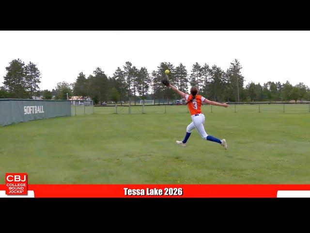 Tessa Lake 2026 Catcher/Outfielder Softball Skills Video