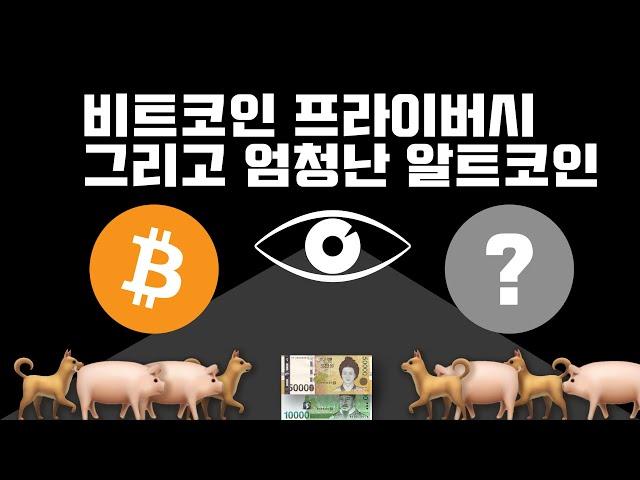 자유의 종말, 비트코인 프라이버시와 엄청난 알트코인