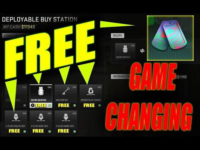 GAME CHANGINGDMZ UNLIMITED DAMASCUS DOG TAGS, FREE SECURE BACKPACK FREE SKELETON KEY ++