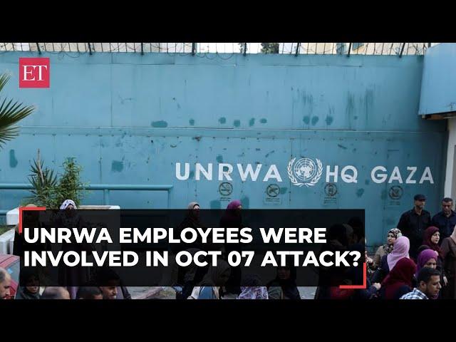 UNRWA employees were involved in Hamas attack, say reports; UN fires Gaza staff; US suspends funding