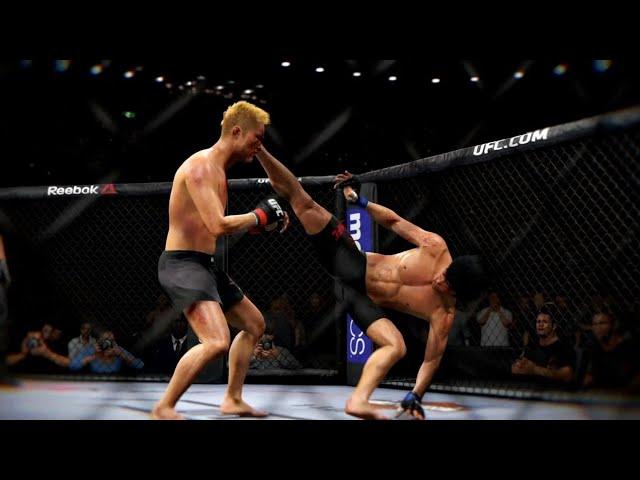 BRUCE LEE VS TAKANORI GOMI | UFC 2 BRUTAL FIGHT | UFC 2 K1 RULES | UFC 2 2020 | EA SPORTS UFC 2