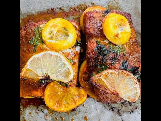 Baked Tandoori Salmon