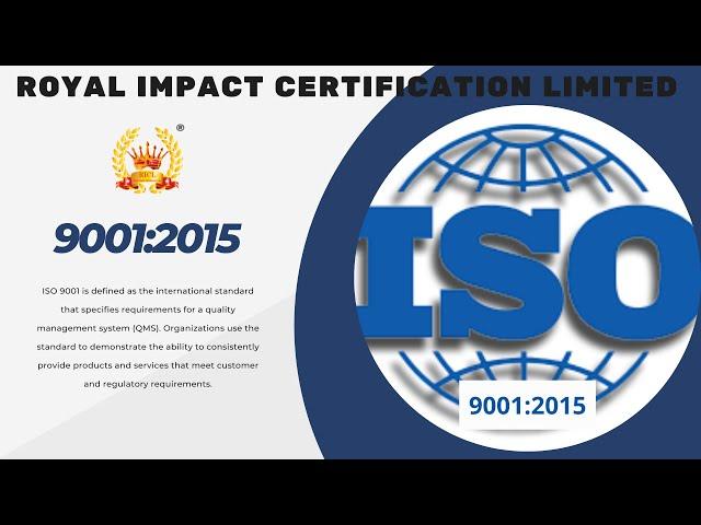 9001:2015 certificate. #9001 #qualitymanagementsystem #iso #9001:2015 #royalimpactcertificationltd