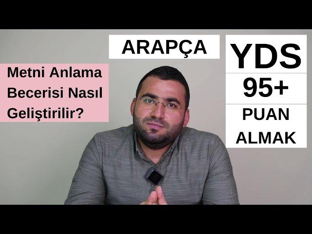 Arapça YDS Nasıl Çalışılır? (Tecrübelerim-Tavsiyeler-Yapılan Hatalar)