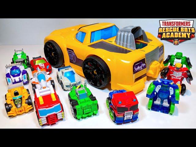 Transformers Rescue Bots Academy Giant Bumblebee Track Tower! Holds up to 10 Flip Racers!