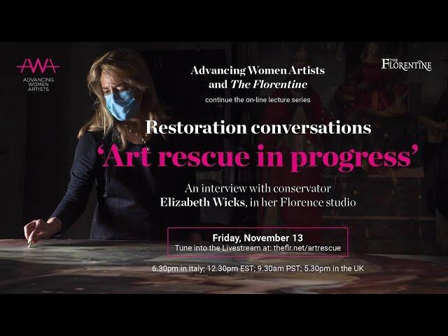 Restoration Conversations: Art rescue in progress