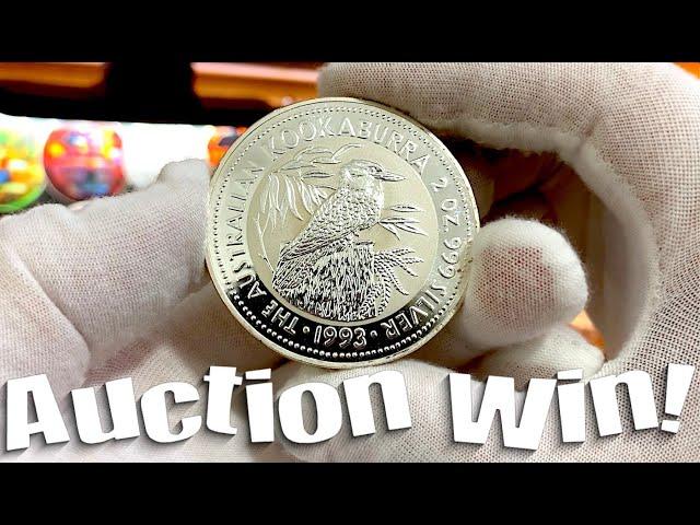 I WON BIG at COIN AUCTIONS! ... Australia Kookaburras & Malaysia NGC silver coins FROM Monetarium