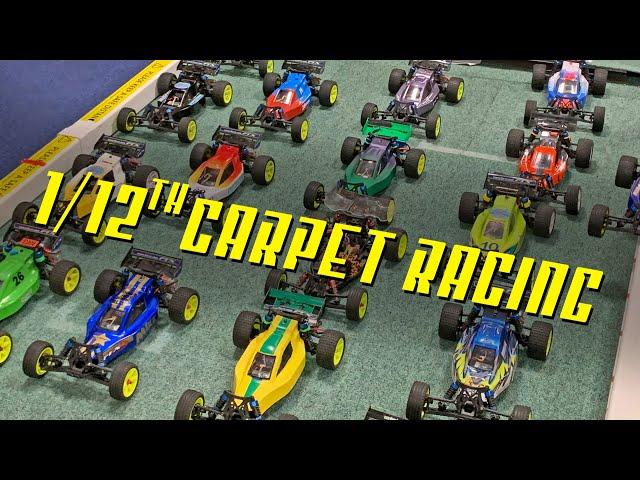 Fun indoor carpet racing - 1/12 RC buggy