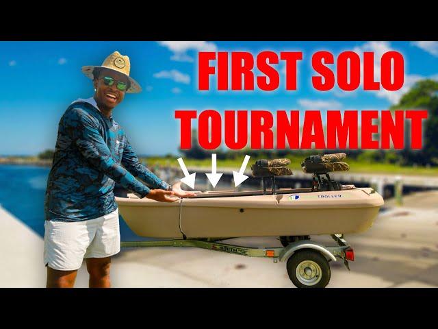 I Fished My FIRST SOLO Bass Tournament in my TWIN TROLLER