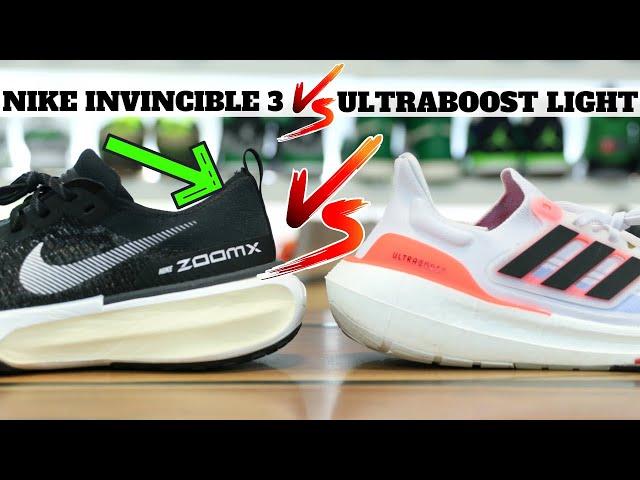 adidas Ultraboost Light vs Nike Invincible Run 3 vs Ultraboost 22!